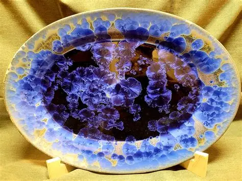 Crystalline glaze ceramic work by Arnis Preiss